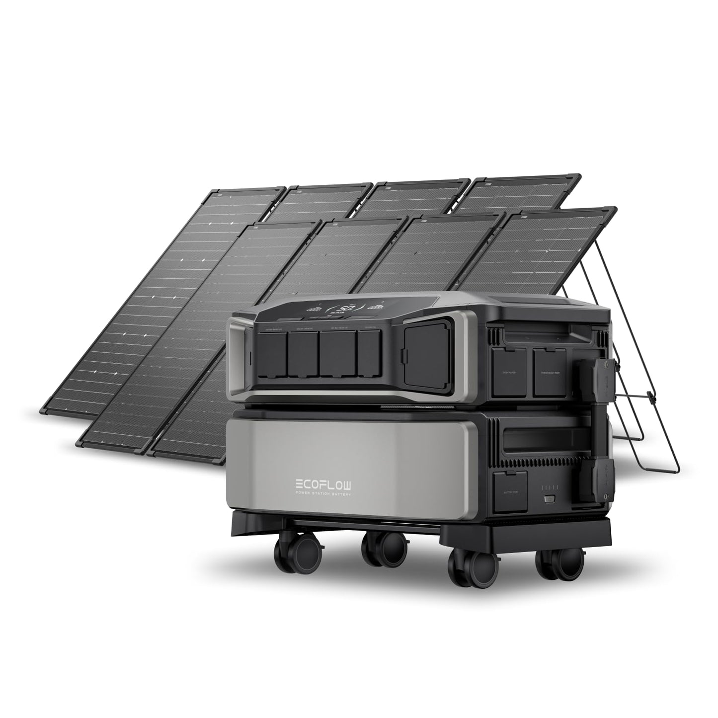 EF ECOFLOW DELTA Pro Ultra with Smart Home Panel 2, 6144Wh Power Station, 120/240V 7200W AC Output, Lifepo4 Battery Backup Expandable to 90kWh, Solar Generator for Home Use, RV