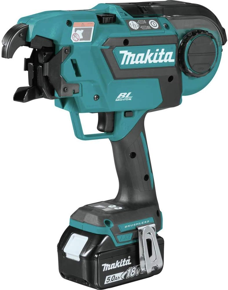 Makita XRT01TK 18V LXT Lithium-Ion Brushless Cordless Rebar Tying Tool Kit (5.0Ah)