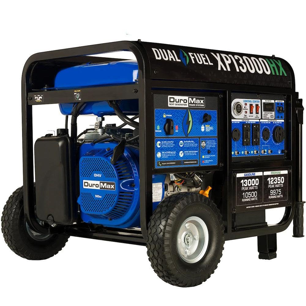 DuroMax XP15000HXT 15,000 Watt Tri Fuel Portable Home Power Backup HXT Generator w/CO Alert