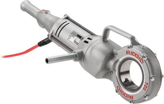 RIDGID 41935 Model 700 Hand-Held 120-Volt Power Drive Pipe Threader, Compatible with RIDGID 12-R, 00-R, 00-RB, and 11-R Die Heads, Silver