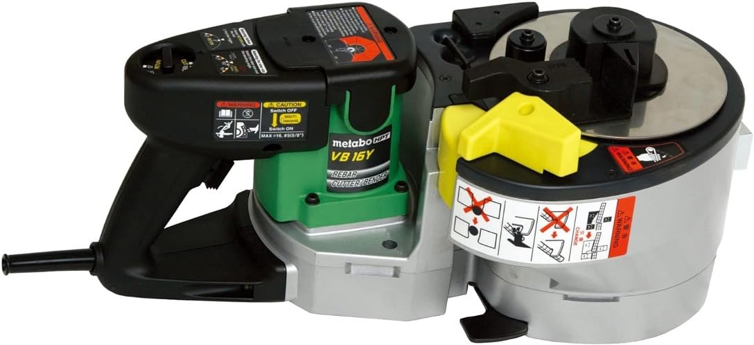 Metabo HPT 36V MultiVolt Portable Rebar Bender/Cutter, Dual Power Source Technology, Fast Cuts, Powerful Bends, Brushless Motor, Includes 2x 4.0Ah Metabo Batteries and Rapid Charger, VB3616DA