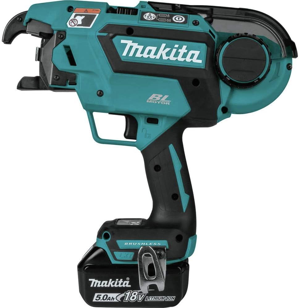 Makita XRT01TK 18V LXT Lithium-Ion Brushless Cordless Rebar Tying Tool Kit (5.0Ah)