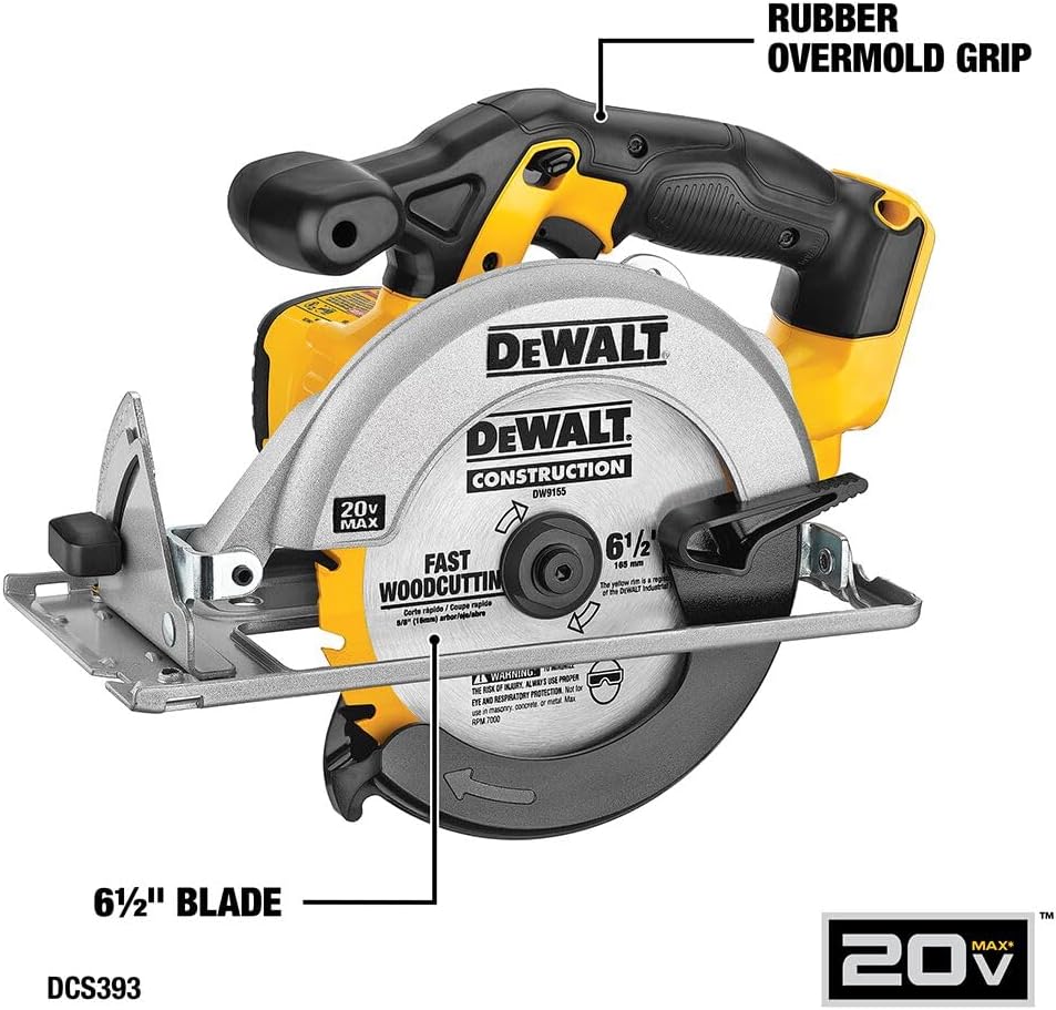 DEWALT Tools 5 Tool Power Tool Combo Kit, Cordless Drill Impact Driver Saw Oscillating Multi-tool Set with 20V MAX Battery and Charger (DCK551D1M1)