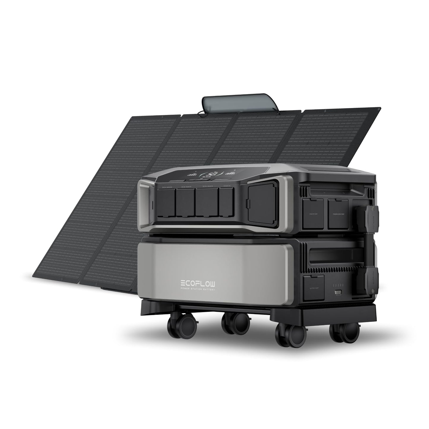 EF ECOFLOW DELTA Pro Ultra with Smart Home Panel 2, 6144Wh Power Station, 120/240V 7200W AC Output, Lifepo4 Battery Backup Expandable to 90kWh, Solar Generator for Home Use, RV