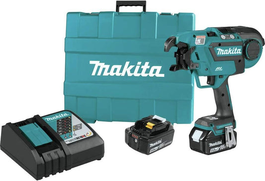 Makita XRT01TK 18V LXT Lithium-Ion Brushless Cordless Rebar Tying Tool Kit (5.0Ah)