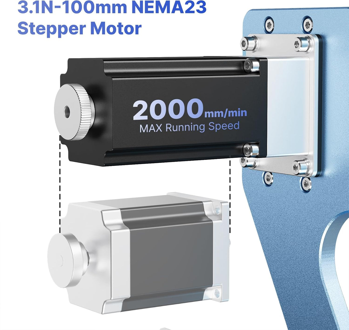 Genmitsu CNC Machine PROVerXL 6050 Plus for Metal Wood Acrylic MDF Carving, GRBL Control, 3 Axis Milling CNC Router Machine, Hybrid Table, Working Area 600 x 500 x 115mm (23.62" x 19.69" x 4.53")