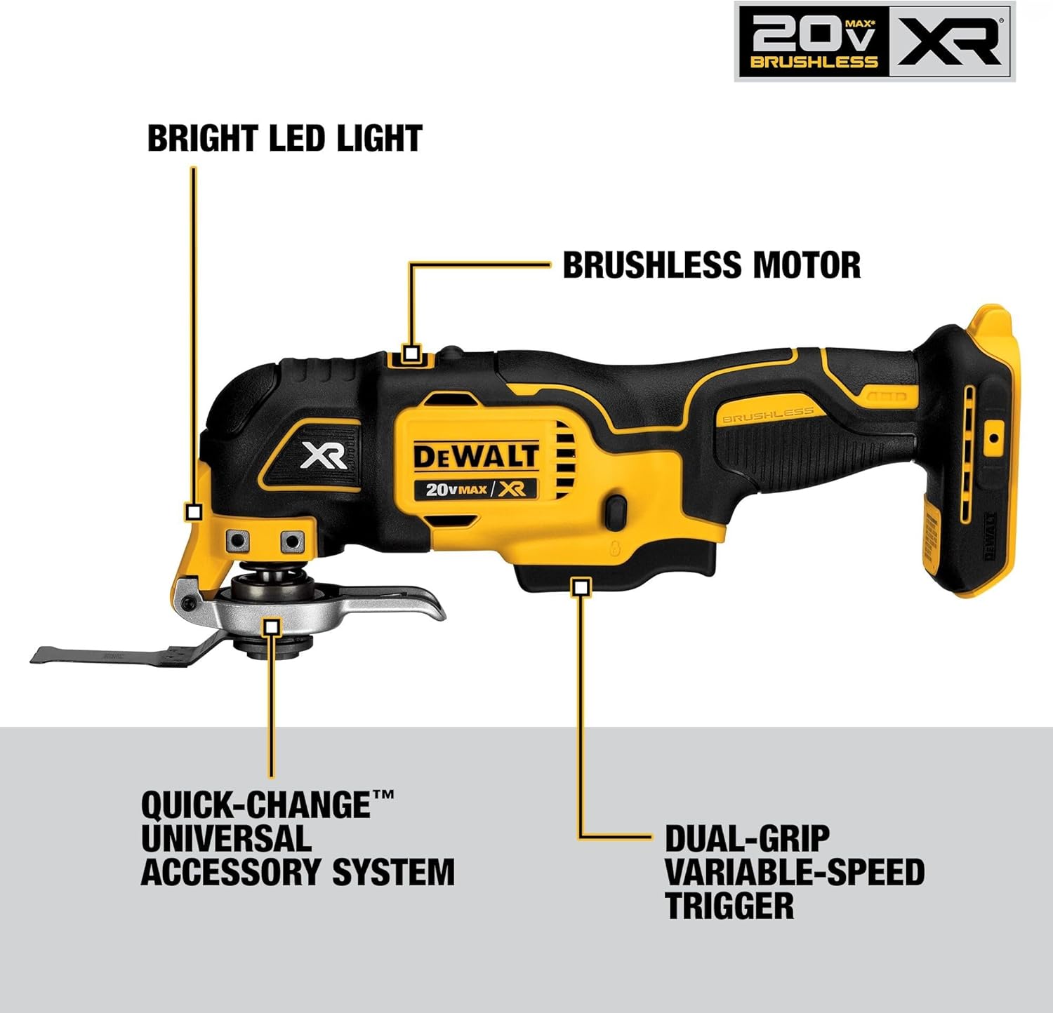DEWALT 20V MAX Power Tool Combo Kit, 10 Tool Cordless Power Tool Set, 2 Batteries, Charger and 2 Bags Included, Dewalt Brushless Combo Kit (DCK1021D2)