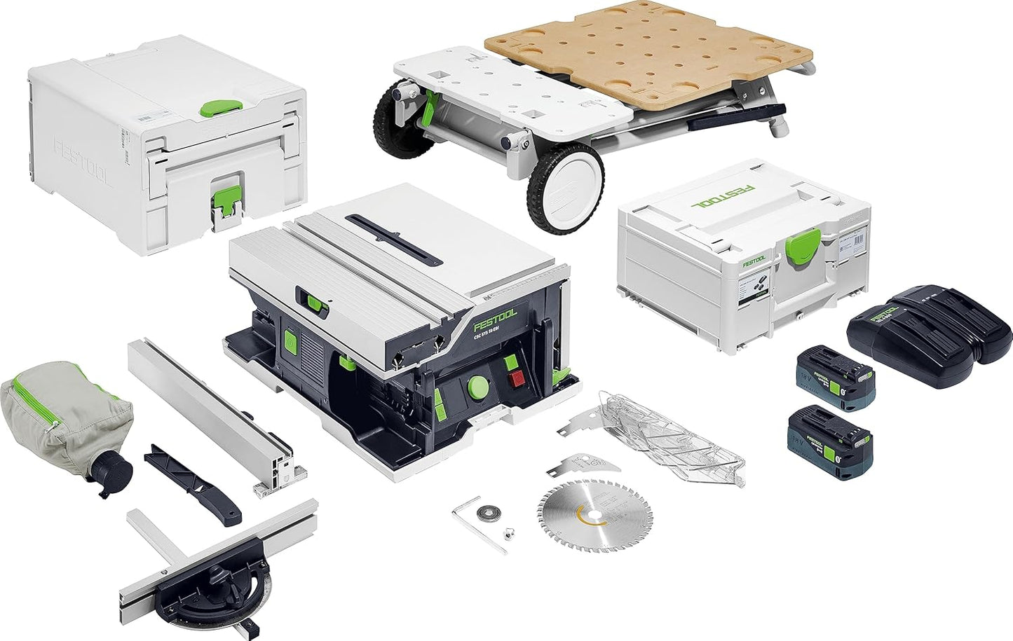 Festool 577383 Cordless Table Saw CSC SYS 50 EBI-Set US